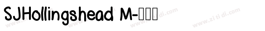 SJHollingshead M字体转换